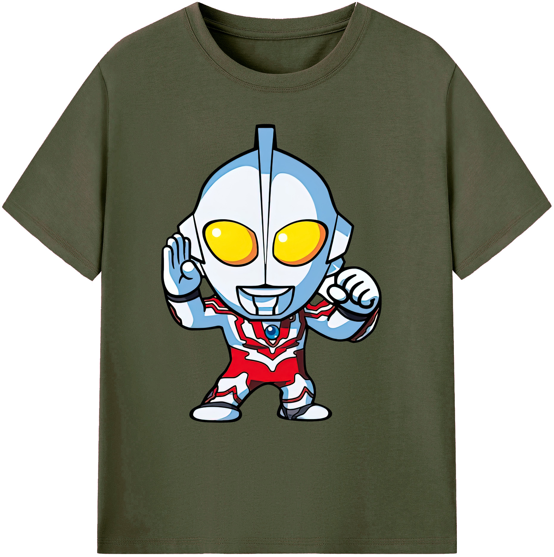（画像用） ウルトラマン Ultraman 綿100％ メンズ半袖Tシャツ｜肌触りやわらか＆通気性